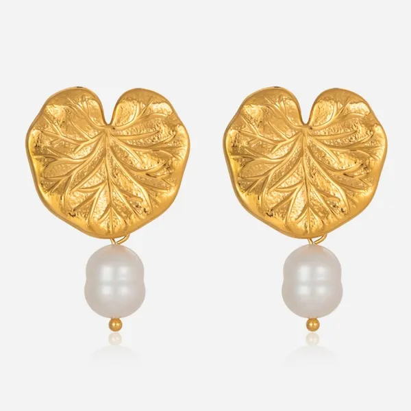 Hip Hop Style Exaggerated Drop Oil Flower Stud Earrings Custom Jewelry photo-5