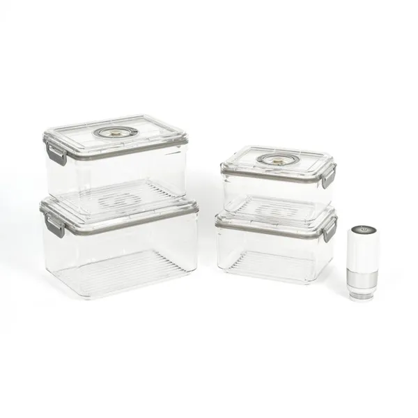 Premium Vacuum Food Storage Container Handheld Vacuum Sealer Pump for Reusable Vacuum Zipper Bags (VSC2216) photo-4