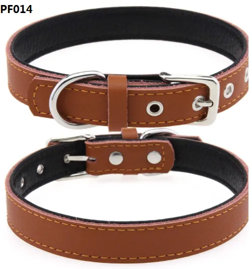 Fency Genuine Leather Pet Collar photo-3