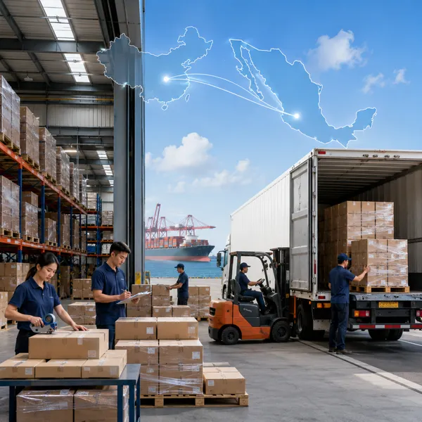 China Sea and Truck Freight Service to Mexico photo-3