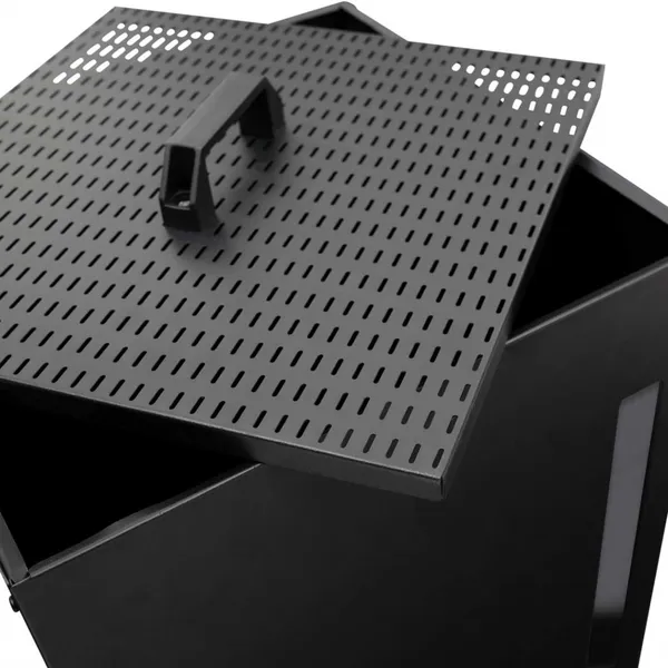 Pellet Container 45 Kg Black Pellet Storage 36 X 36 X 76 Cm photo-4