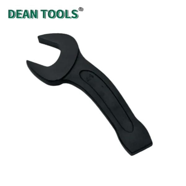 Bent Striking Open End Wrench 45#Steel Multiple Specifications Explosion – Proof Single Open End Bent Wrench photo-4