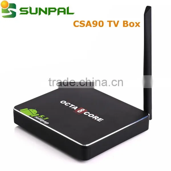 CSA90 CSA91 2GB RAM 16GB EMMC Flash Octa Core Rk3368 Cpu Android l 5.1 Lollipop Smart tv Box Best OTT TV Box photo-3
