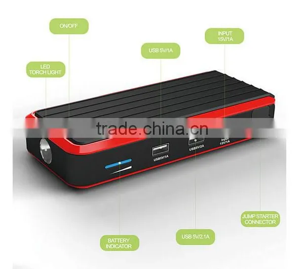2016 New 12V Car Battery Fast Charge Portable Multi-Function Power Bank Car Jump Starter photo-2