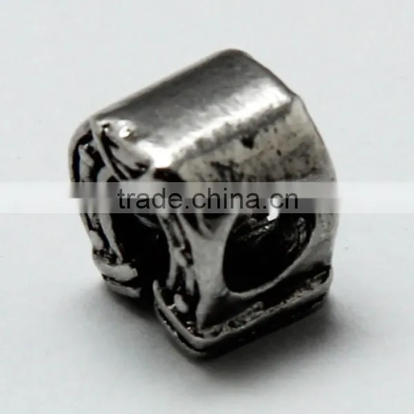 Wholesale Horseshoe Shape Zinc Alloy Beads With Round Hole for Bracelets photo-4