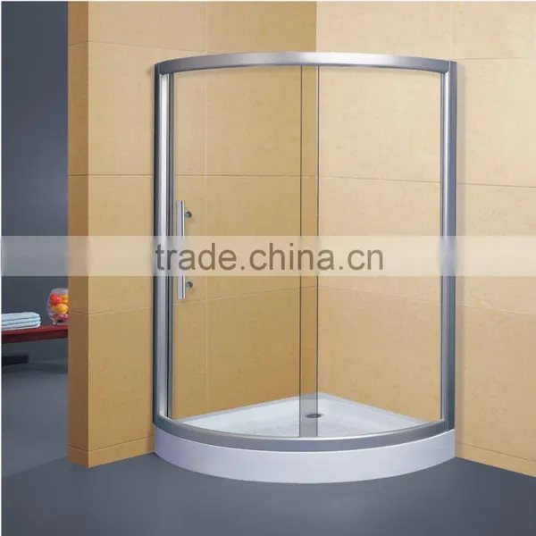 Sector Shaped Fancy Tempered Glass Framed Shower Enclosure photo-2