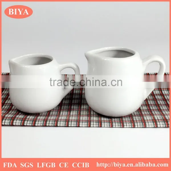 Hotel and Restaurant Dinner High Temperature Porcelain Mini Small Milk Jars or Pot, Juice Coffee Jar,spice Jar,pepper Jar