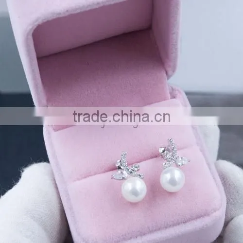Brand Girls Crazy Love Sterling Silver Earrings for Gift