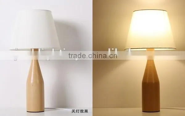 LED Wood Table Light JK-879-15 LED Wood Table Lamp E14 Bulbs New Design Modern Bedroom Hot Sale Nature Wood Table Lamp photo-2