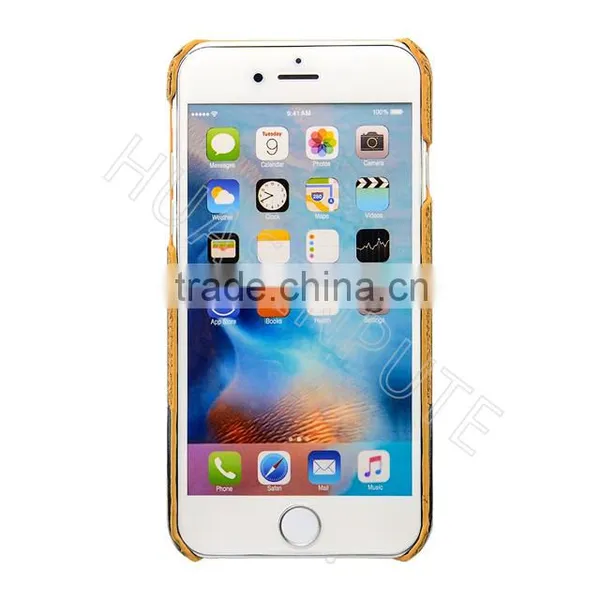 Perfect Stitching Real Wooden and PU Cellular Phone Cover Back Cover Case For Apple IPhone 6s Quality Choice photo-6