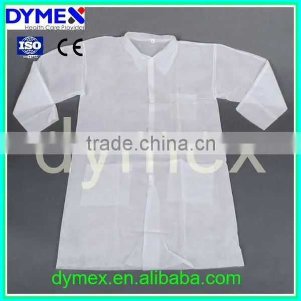 Disposable Medical White Chemistry Lab Coat photo-3