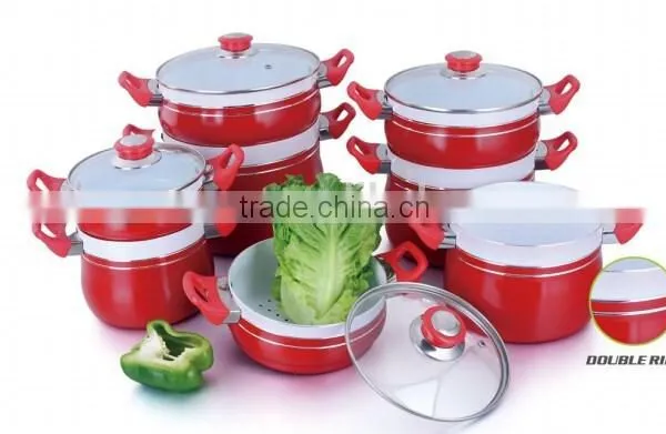 12pc ALUMINUM COUSCOUS POT SET