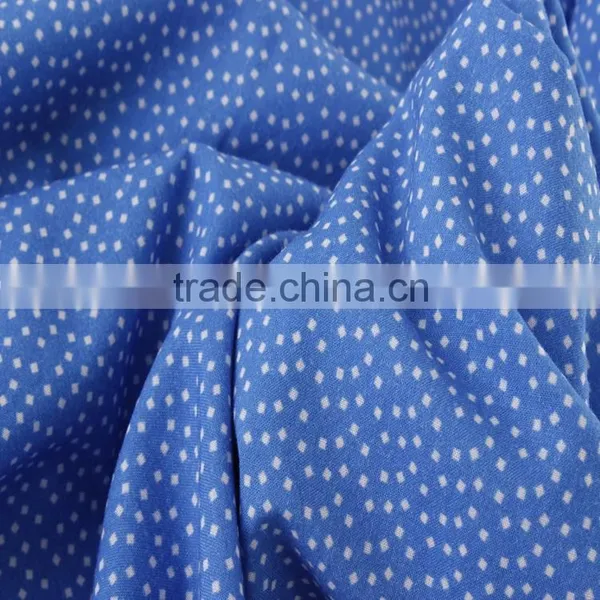 High Quality Product of Woven Textile Poplin Cotton Fabric Printed Dots photo-4