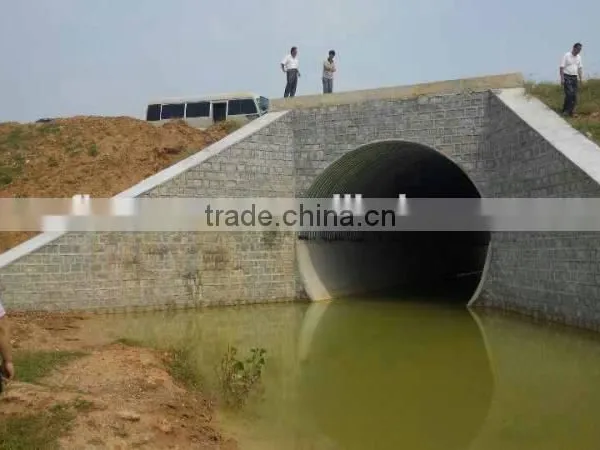 Manufacturing Half Circle Galvanized Corrugated Steel Pipe for Building Materials photo-4
