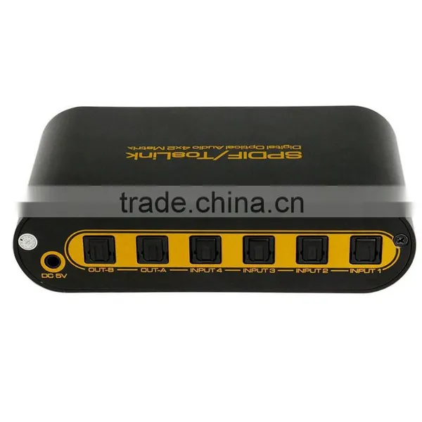 4x2 Digital Audio TOSlink Optical Selector Switch photo-3