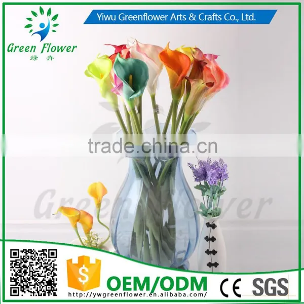 2016 Wholesales Calla Lily Real Touch PU Artificial Flowers for Home Wedding Party Decorations photo-6