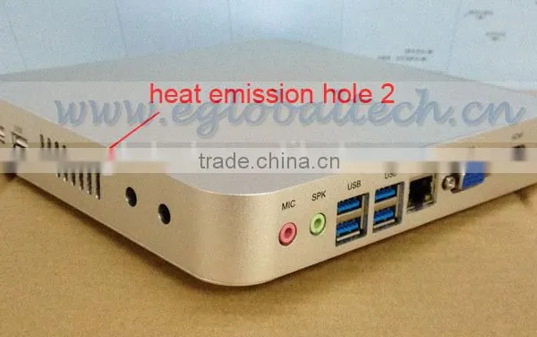 Fanless Mini PC With i3 4010u Core 2G RAM 1TB HDD 300M WIFI Bluetooth Home Gaming 4K HD Streaming PC photo-2