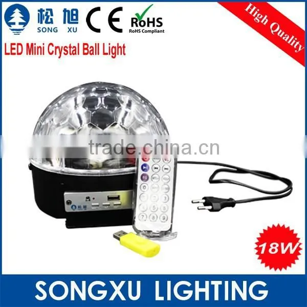 High Power Mini Disco Led Crystal Magic Ball Light Club Lighting