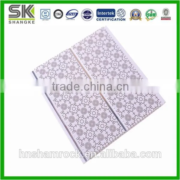 Plastic Bathroom PVC Ceiling Panels / PVC Decorative Panels