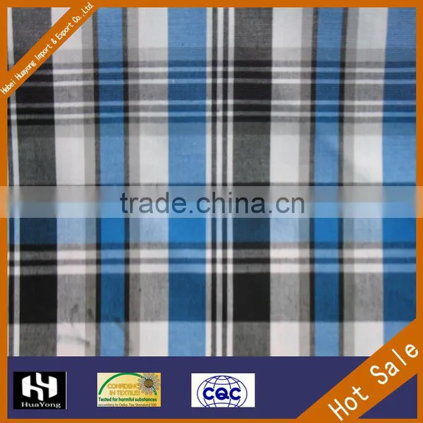 Combed Yarn Dyed Type and Check Plaid Item Type Shirt Fabric photo-5