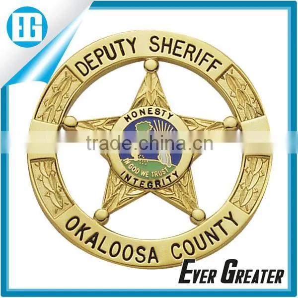 High Quality Custom Sheriff Badge
