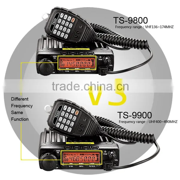 45W UHF Car Radio TS-9900 Vehicle Mouted, 400-490MHz Trasenvier photo-4
