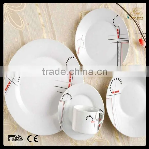 Hotsale 20pcs New Bone China Tableware Dinner Set With Good Quality photo-3