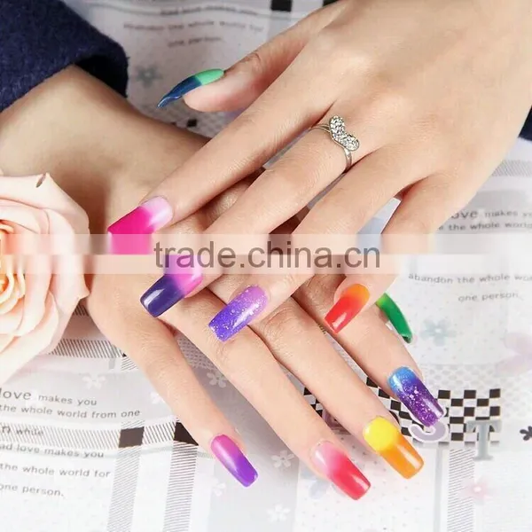 Wholesale Colorful Nail Art Set Charming Gel Polish Magic Temperature Change UV Gel Nail Polish for Manicure photo-2