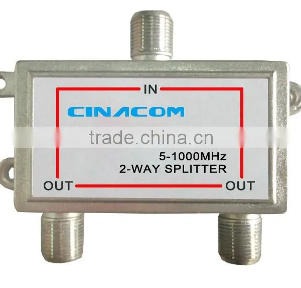 Low Price 5-1000MHz 2-Way CATV Splitter