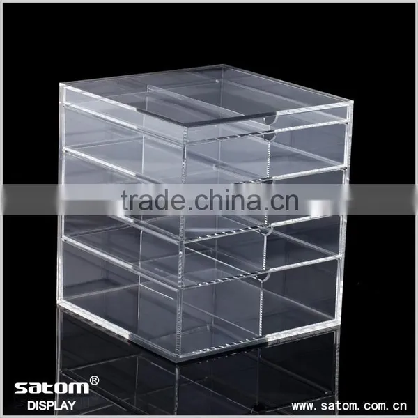 Classical Hot Selling Clear Acrylic Makeup Organizer Box Drawers photo-2