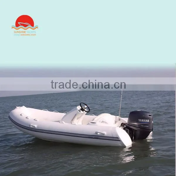 Sunshine Rigid Hull Fiberglass Inflatable Fishing Boat photo-4