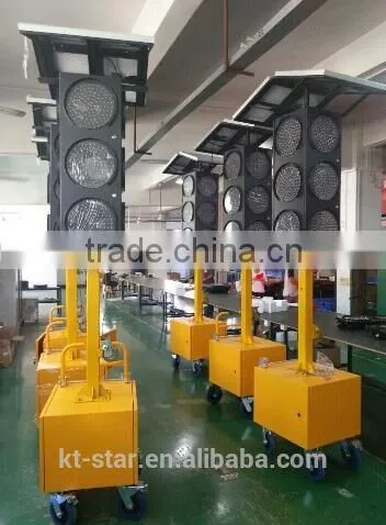Wholesale Kutuo 300mm Solar Powered Portable Led Temporary Traffic Light With Factory Price photo-2