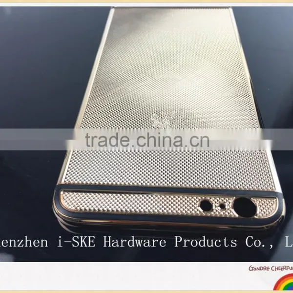 Rose Gold Stripe Back Housing for IPhone 6 Plus , Luxury Gold Housing for IPhone 6plus photo-3