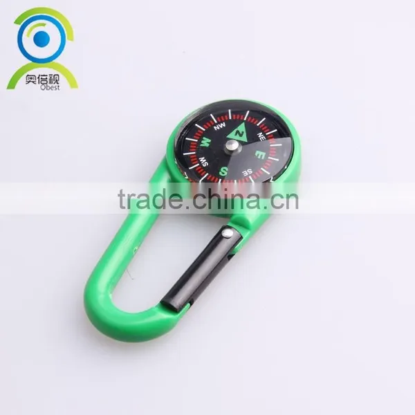 Wholesale High Quality Low Price Engraved Compass Keychain