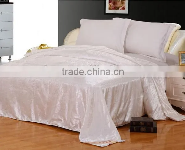 2015 Luxury 100%silk Quilt by Handmade, 100%cotton Jacquard Cover photo-2