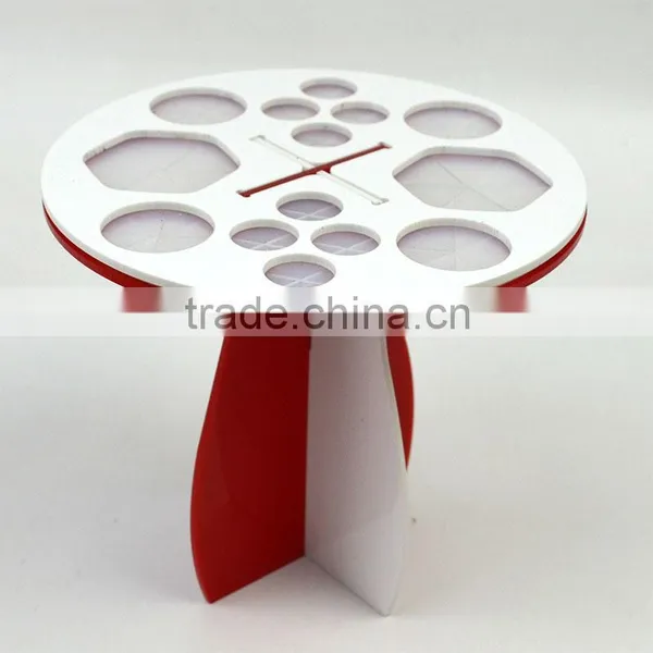 Round Acrylic Cool Makeup Brush Frame Brush Rack Drying photo-4