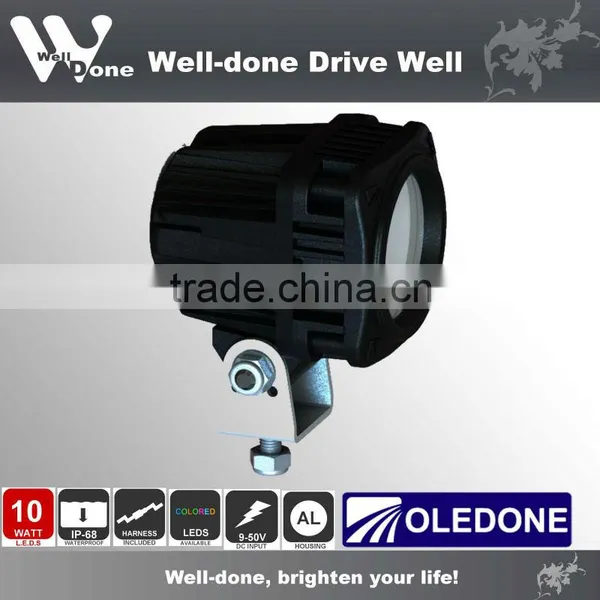 Oledone 10W Cree LED Linkable Auxiliary Lamp, Motorcycle Lamp
