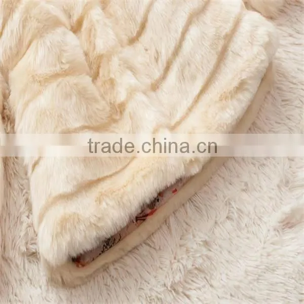 White Winter Thick Coat, Faux Fur Girl Clothes Wholesale photo-4