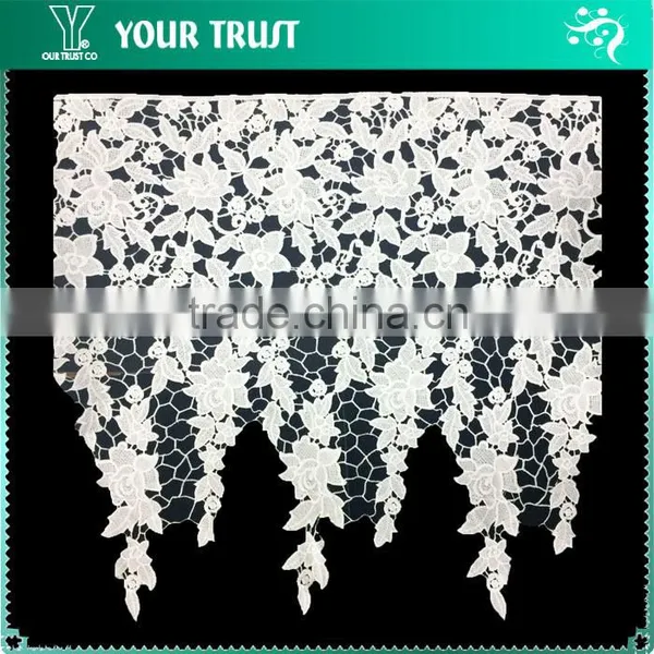 Width 58 Centimeter White Dot Flower Polyester Trimming Lace Dresses photo-2