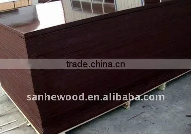 Supply 1250x2500mm Hardwood/Poplar/Combi Film Faced Plywood,WBP GLUE, Press for 3times