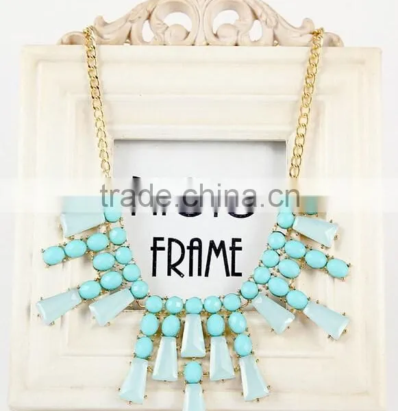 Factory Hot Fashion Choker Designs Shourouk Necklace Wholesale photo-4