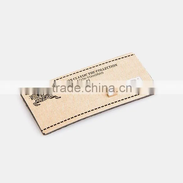Popular Jeans Leather Patches Leather Labels for Clothing and for Man photo-4