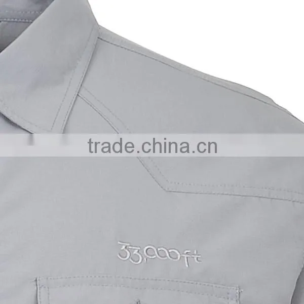 Long Sleeve Men Woven Shirt(3M15B62) photo-3