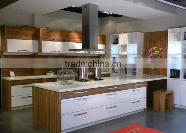 New Design Modern Kitchen Cabinet With PVC/UV/glossy photo-3