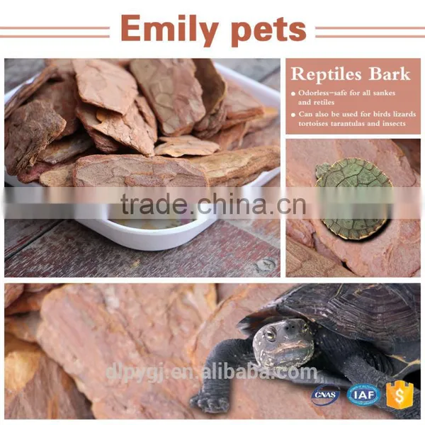 China Reptiles Pine Wood Bark Reptile Products