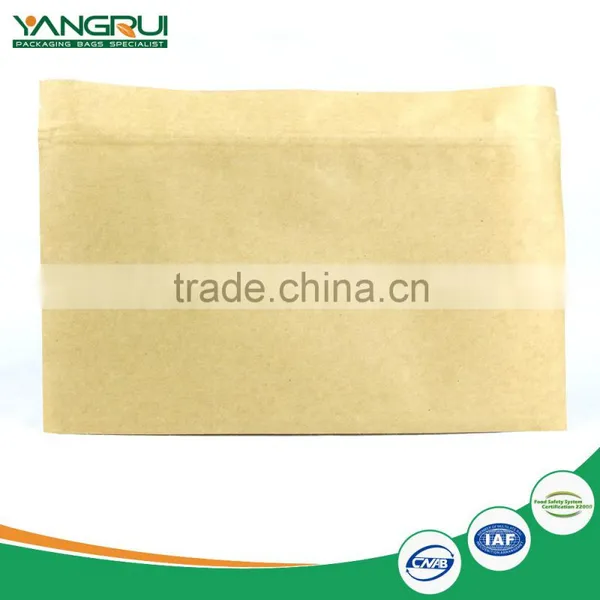 Three Side Sealing Kraft Paper Zipper Bags photo-2