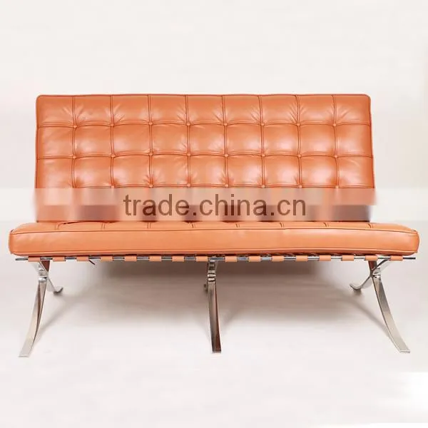 Mis Van Der Rohe Designer Furniture Barcelona Sofa 1+2+3 Set photo-2