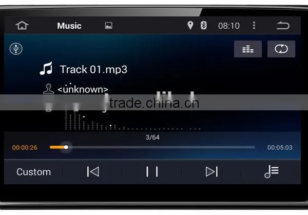 Latest Android 4.4.4 up to 5.1 Car Dvd Gps Player for VW MCU 1.6G 4 Core 3g Wifi OBDII photo-4