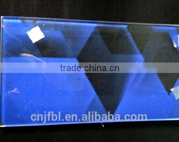 Colorful Art Glass of Ceramic Silkscreen Glass for Glass Facade, Skylight Roof Glass, Glass Partition Etc. photo-2