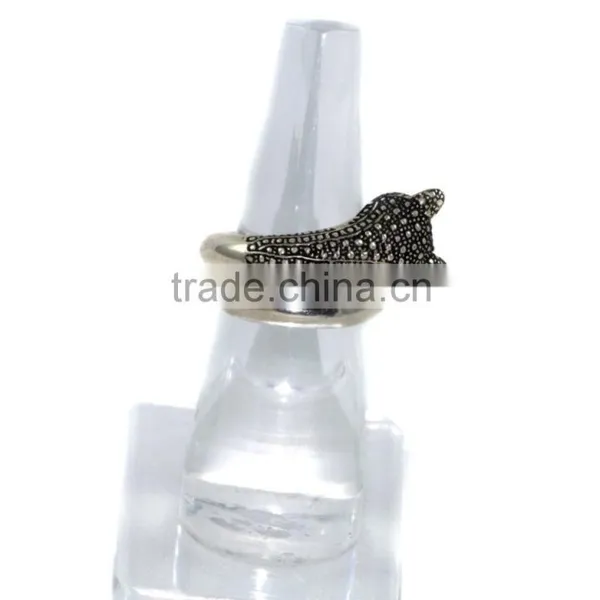 925 Sterling Silver Plain Loose Gemstone Ring photo-4